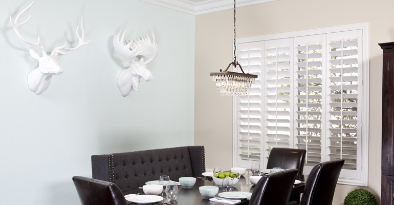 Miami dining room shutters